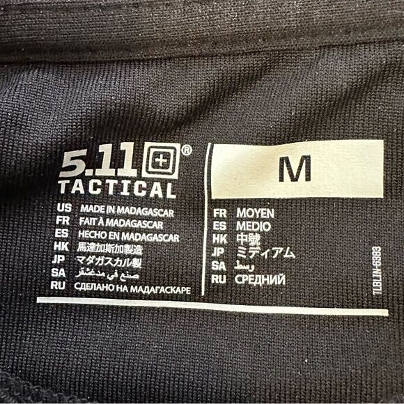5.11 Tactical Adult Men's Short Sleeve Athleisure Polo in Size Medium - Picture 2 of 6